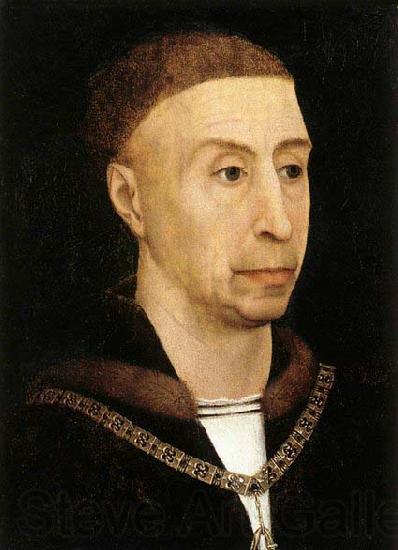 WEYDEN, Rogier van der Portrait of Philip the Good Germany oil painting art